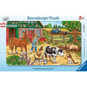 Ravensburger - Puzzle Happy Farm Life - 1 - 39 piese