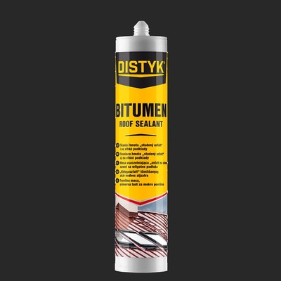 Distyk 10205DEU Střešní Bitumenový Tmel 310 ml černá