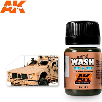 AK-Interactive AK121 WASH FOR OIF & OEF US VEHICLES 35ml