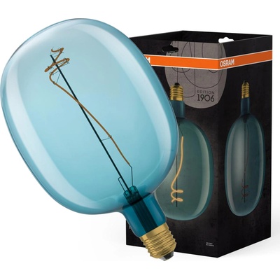 Osram Dekoratívna LED žiarovka E27 BALLON 4,5W 10W 100lm 1600K Warm 320° Filament Dimmable Vintage 1906