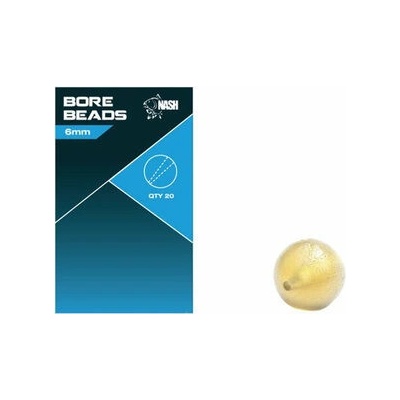 Nash Korálik Bore Beads 6mm 20ks