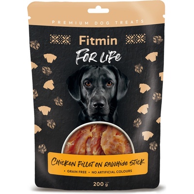 Dibaq Fitmin For Life Пилешко филе на биволски пръчици за кучета 200 g
