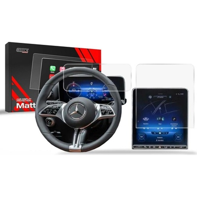 GRIZZ Protector, Ochranná fólie na display 2v1 Matte, Mercedes C-Klasse, 2021- , – Zboží Živě