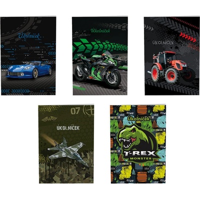Stil Úkolníček A6 mix motivů chlapci