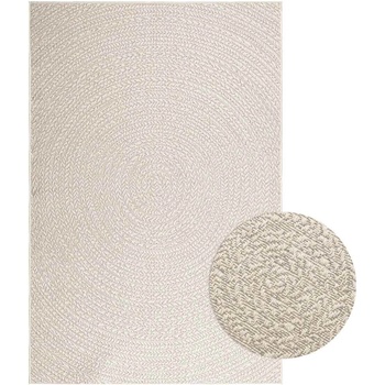 vidaXL Килим "ZIZUR", 140x200 см, визия юта, за закрито и открито (4010378)