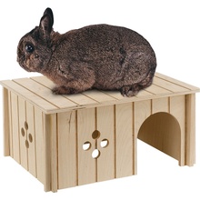 Ferplast SIN dřevěný domeček pro drobná zvířata L 34,5 x 24 x 16,5 cm