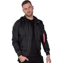 Alpha Industries bunda pánska MA-1 LW HOODED PZ black čierna