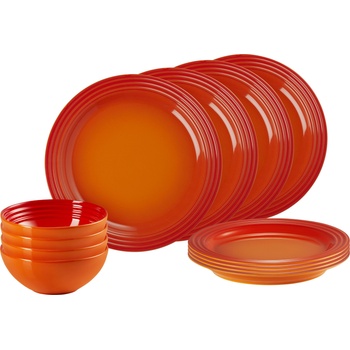 Le Creuset Комплект за вечеря Le Creuset огненооранжев 12 части (79351000907081)