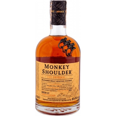 Monkey Shoulder 40% 0,7 l (čistá fľaša)