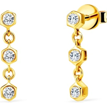 SAVICKI Обеци Savicki: злато. диаманти