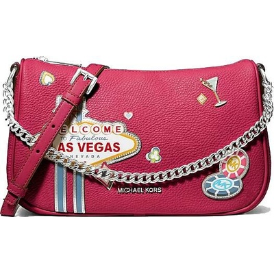 Michael Kors dámská crossbody kabelka 35F5S1QC6V Dark Raspberry