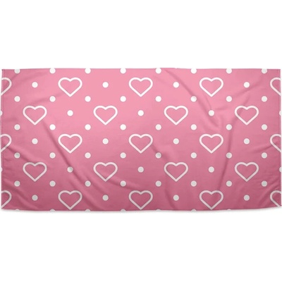 Sablio Uterák Srdce a bodky 30 x 50 cm