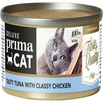 Prima Pet Premium Prima Cat Deluxe Tasty Tuna with Classy Chicken - с пилешко месо и риба тон 80 гр