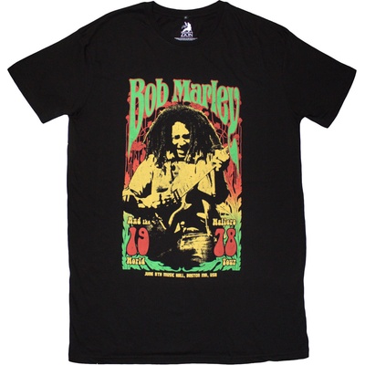 Bob Marley 1978 Black S Дамски Риза (BMADRS81LB01)