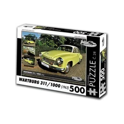 Retro cars - Puzzle Wartburg 311/1000 (1963) - 500 piese