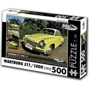 Retro cars - Puzzle Wartburg 311/1000 (1963) - 500 piese