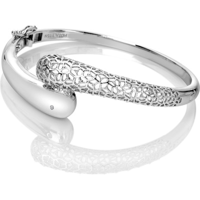 Hot Diamonds Nádherný pevný náramok s diamantom Aster DC225