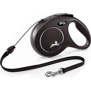 flexi повод New Classic M до 20кг, 8м въже - черно