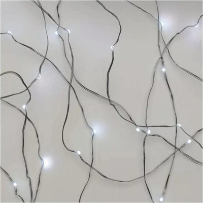 Emos D3AC06 LED vánoční nano řetěz stříbrný