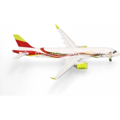 Herpa Airbus A220-300 BD-500-1A11 airBaltic "Baltic heritage" Colors Snap-Fit 1:200
