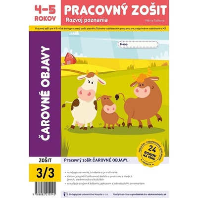 Čarovné objavy - pracovný zošit pre 4-5 ročných (2022, 24. edícia)