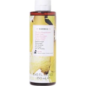 KORRES Ароматен душ-гел Джинджифил и Лимон , Korres Ginger Lime Shower Gel 250ml