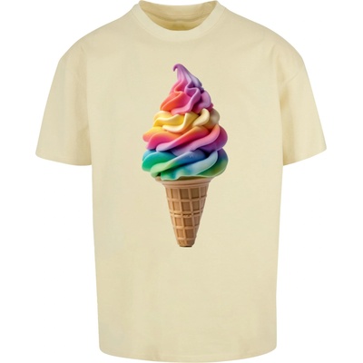 Mister Tee Тениска Pride Scoops Heavy Oversized T-shirt softyellow XXLUB-MP0008658-03660 - Тъмносив, размер M