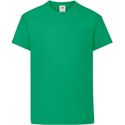 Fruit of the Loom Dětské triko 61-019-0 Kelly Green