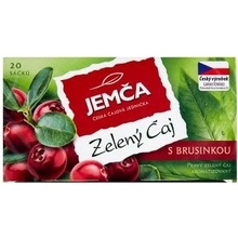 Jemča zelený čaj s brusinkou 20 x 1,5 g