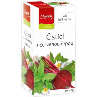 NATUR APO Čistící s červenou řepou 20 x 2 g