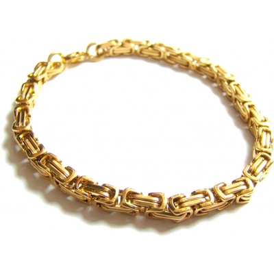 Steel Jewelry náramek pozlacený z chirurgické oceli NR130203