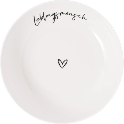 Villeroy & Boch Plochá miska Lieblingsmensch 19 cm Statement