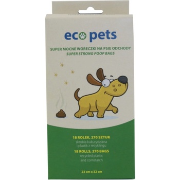 Eco Pets Ekologické pytle na exkrementy 270 ks