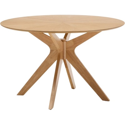 Kave Home Dubový jídelní stůl Naanim 120 cm