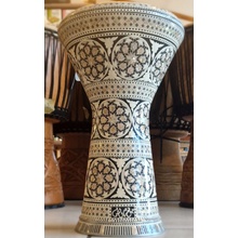 Gawharet El Fan Darbuka (Doumbek) Gawharet Elfan Mother of pearl M22-6212 8.75” x 17”