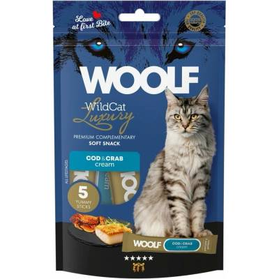 WOOLF WildCat Cream Luxury Cod&Crab 5 x 14 g