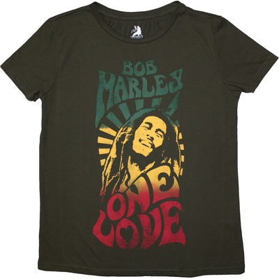 Bob Marley One Love Gradient Green L Дамски Риза (BMATS82LGR03)