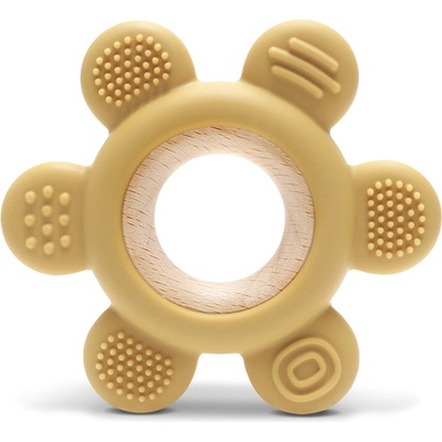 Lorelli Premium СИЛИКОНОВА ГРИЗАЛКА С БУК ЦВЕТЕ natural yellow (10210890001)