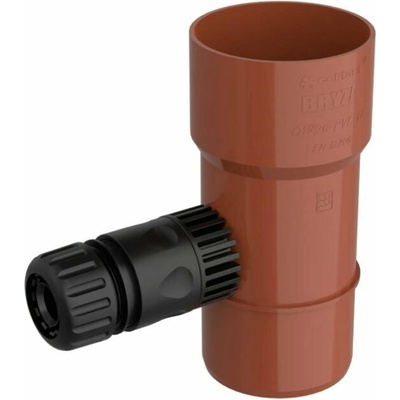 Covernit Plastový zberač dažďovej vody 63 mm tehlovo červená