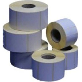 Етикети 56x25 mm на шпула Ф12 mm 600 бр. Бял (520252-11)