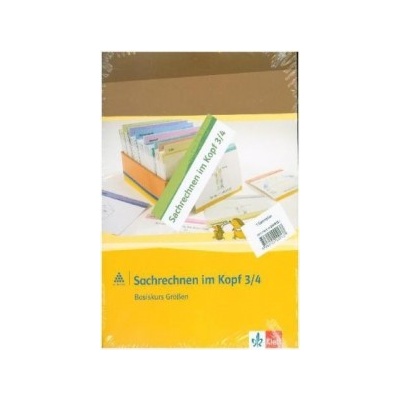 Sachrechnen im Kopf 3/4, Karteikarten mit Box zum Selberbauen