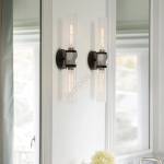 Elstead Lighting Hinkley HK-ELLISON2-BK-BN -Осветително тяло за баня ELLISON 2xE27/40W/230V IP44 черно (ED0814)