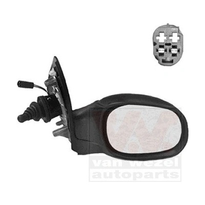 Vonkajżie spätné zrkadlo VAN WEZEL 4028814