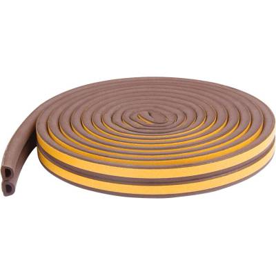 Samolepiace tesnenie do okien a dverí 9x7,5mm x 6m – hnedé