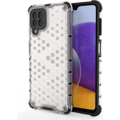 HQWear Удароустойчив кейс от ТРU материал Honeycomb за Samsung Galaxy A22 4G, Прозрачен (9145576213520)