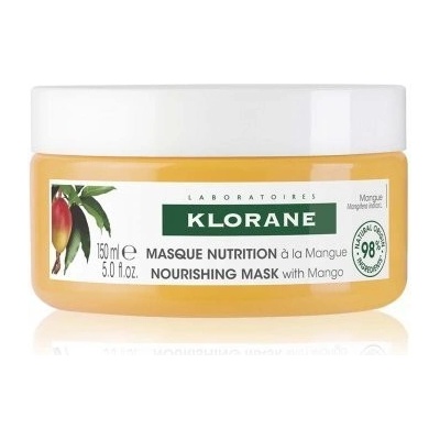 Klorane Mango Nourishing Mask intenzívne vyyživujúca maska na vlasy 150 ml
