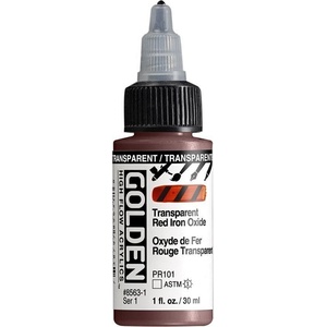 Golden Artist Colors High Flow АКРИЛНА боя Transparent Red Iron Oxide 30 ml 1 бр (0008563-1)