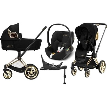 Cybex E-Priam 3.0 Kombinovaný + Cloud Z2 i-Size Autosedačka 0-13 kg + Základna Isofix Z2 Sada 4v1 Cherub Wings by Jeremy Scott 2023