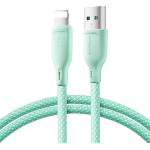 JOYROOM Кабел за зареждане Joyroom Multi - Color Series S - A34 USB - A / Lightning - Зелен / 1m KP41442