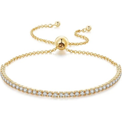 Olivie stříbrný náramek GOLD 7900